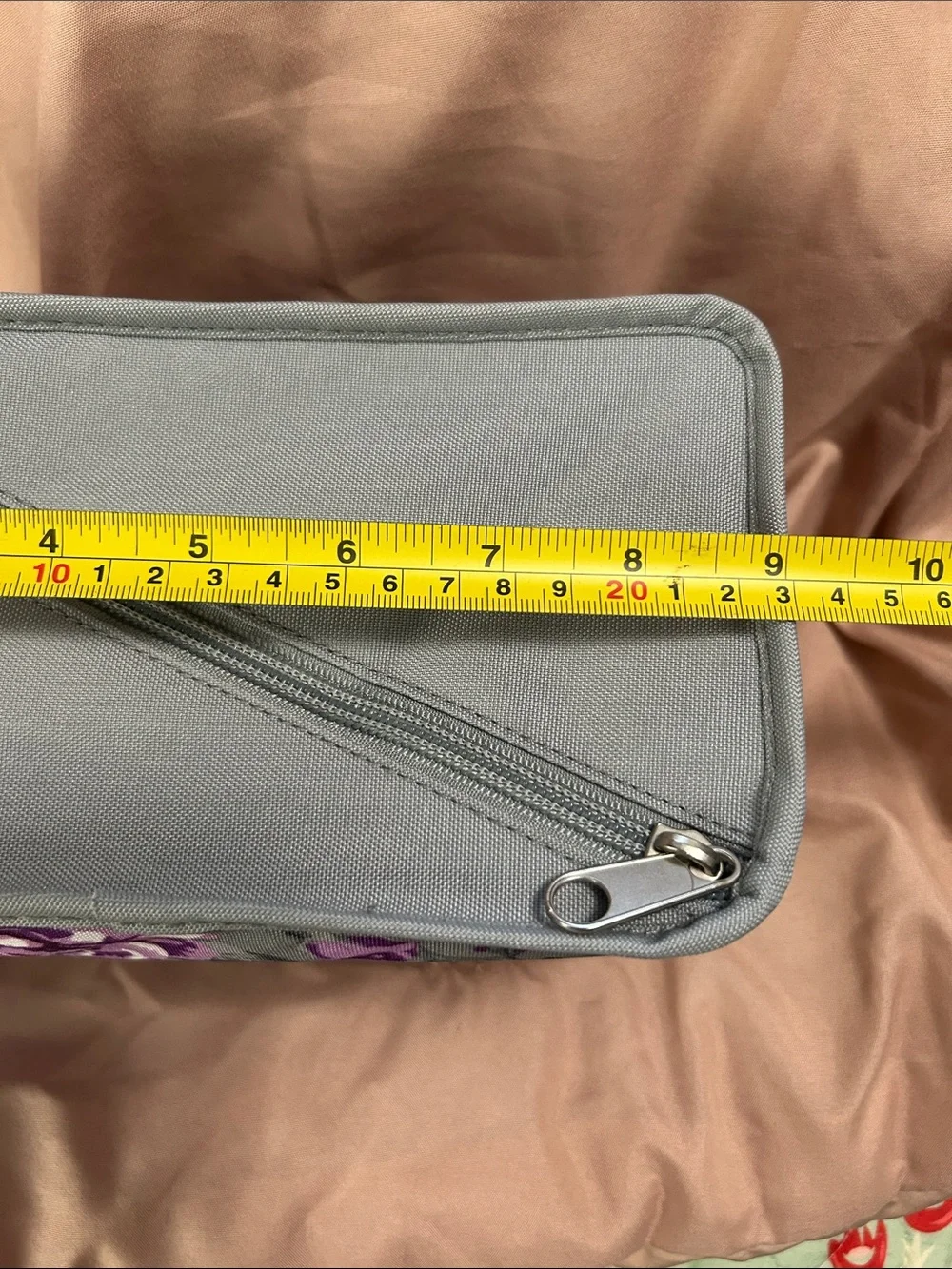 Crafter’s companion Floral Organizer Caddy in Sage Green and Purple Foldable New